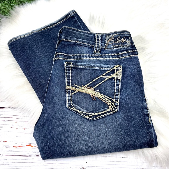 Silver Jeans Denim - 👖|•SILVER JEANS•| Suki Aiko Bootcut Jeans '30x32' Actual 29x30.5 👖